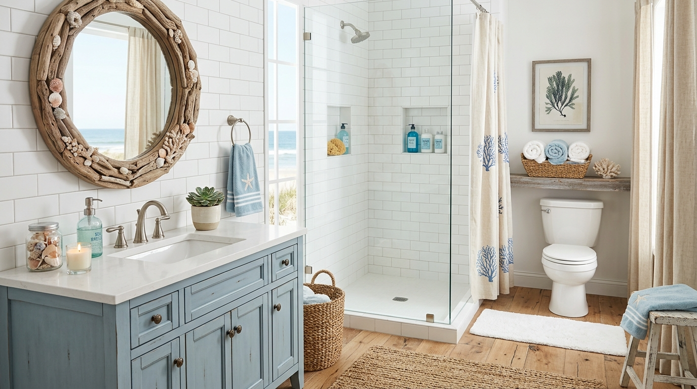 Add ocean-inspired art without going literal